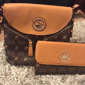 Beverly hills polo club purse & wallet